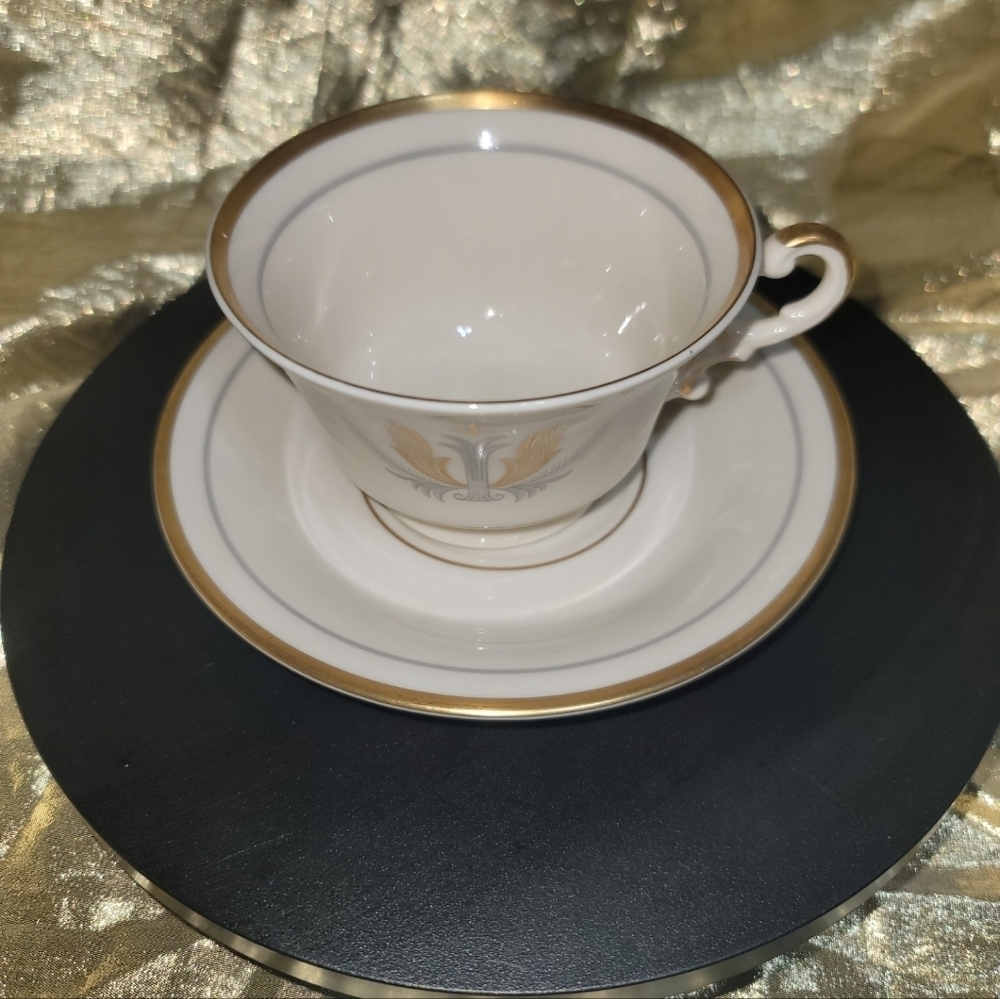Governor Clinton Siracuse China set of 6 cups and saucers - Picture 5 of 8